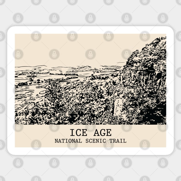 Ice Age National Scenic Trail Sticker by Lakeric